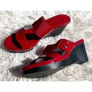 Ralph Lauren Women’s 7.5 Rhianna Platform Slide Sandals